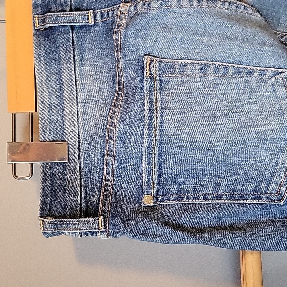 7 For All Mankind Distressed THE SKINNY Jeans - Picture 6 of 9